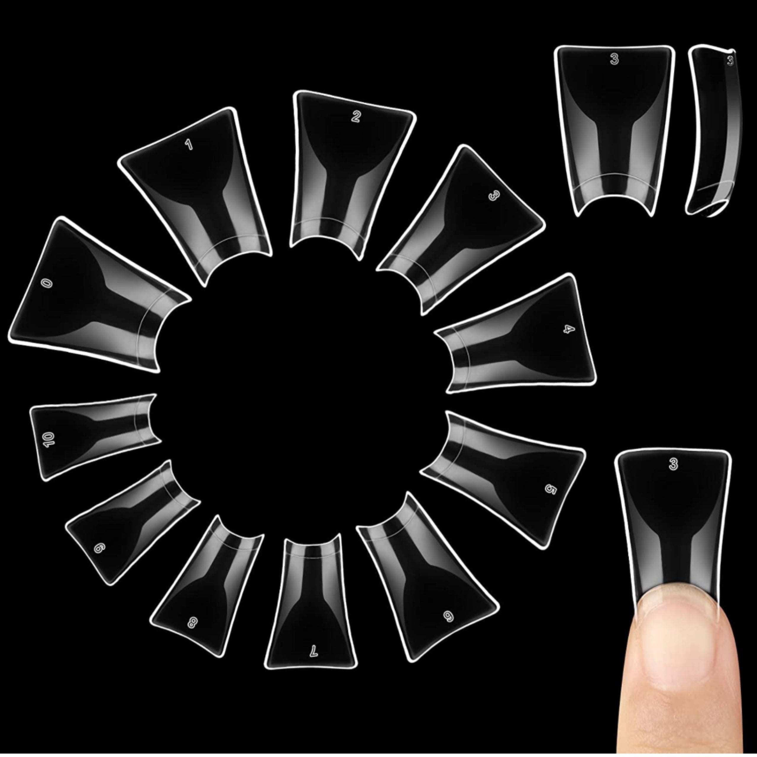 Duck Nail Tips (500 pc) | GetNailed32